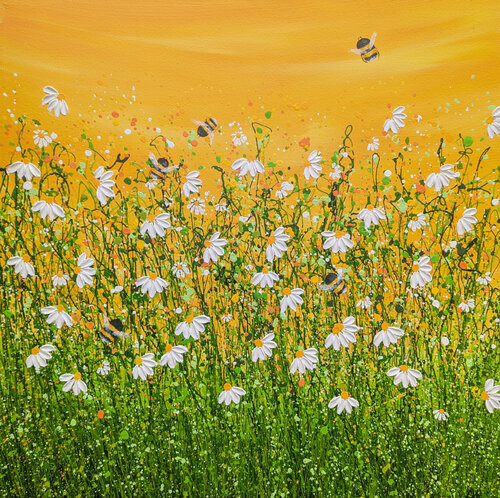 Bee utiful Sunny Delight #9 di Lucy Moore, Pittura in vendita su Singulart