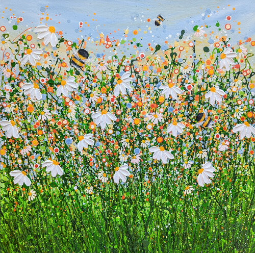 Whats All The Buzz About... di Lucy Moore, Pittura in vendita su Singulart