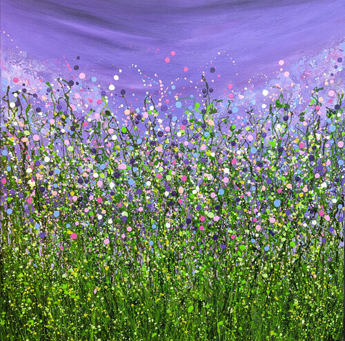 Amethyst Enchantment di Lucy Moore, Pittura in vendita su Singulart