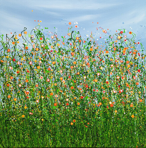 Summers Warm Embrace di Lucy Moore, Pittura in vendita su Singulart