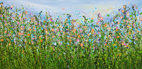 A Summer Parade di Lucy Moore, Pittura in vendita su Singulart
