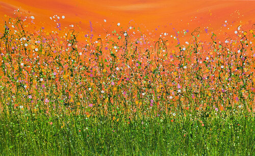 Tangerine Summer Dreaming von Lucy Moore, Malerei kaufen auf Singulart