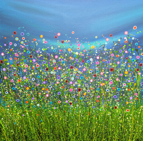 Beneath Aurora Borealis by Lucy Moore, 회화 for Sale on Singulart