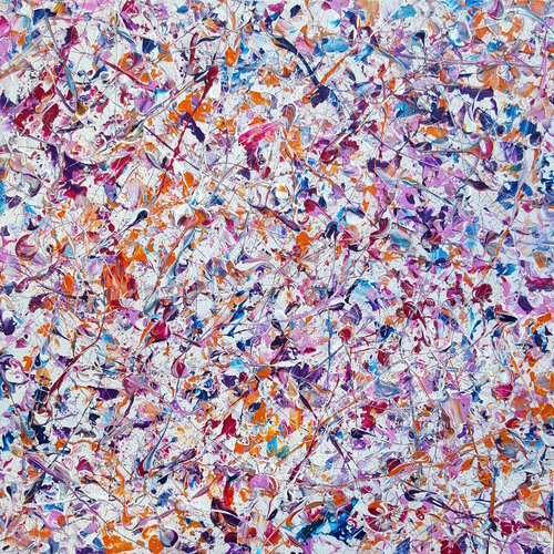 Abstract Synapses - I Want To Break Free van Lucy Moore, Schilderij te koop op Singulart