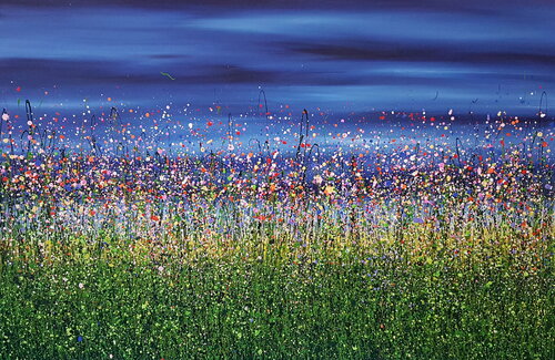 Twilight Flourish #2 van Lucy Moore, Schilderij te koop op Singulart