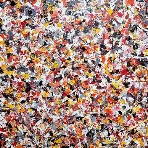 Abstract Synapses - Rise Of The Phoenix van Lucy Moore, Schilderij te koop op Singulart