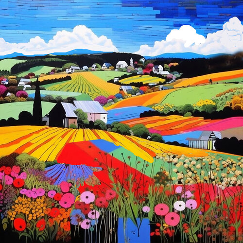 Light summer in Avignon di Vadim Bondero, Pittura in vendita su Singulart