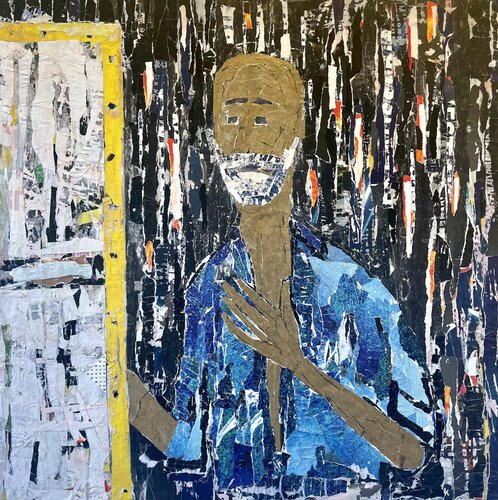 Autoportrait di Kerkhove DomKcollage, Opera su carta in vendita su Singulart