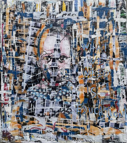 What We Needs is  Education (2) par Kerkhove DomKcollage, Autres supports en vente sur Singulart