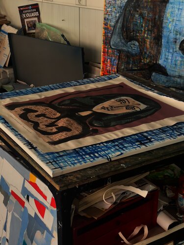 Die Frau mit Der Graun Harr by Kerkhove DomKcollage, Other Media for Sale on Singulart