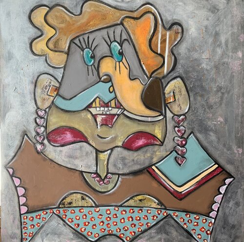 Lady Hearths van Kosara Stankova, Schilderij te koop op Singulart