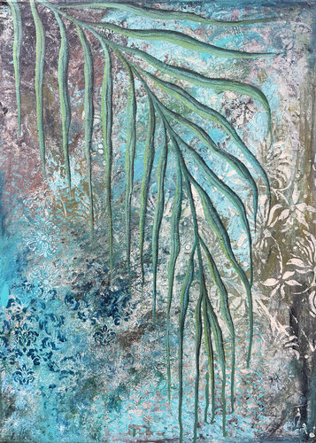 TropicalLOVE No01 van Nicole Filsinger, Schilderij te koop op Singulart