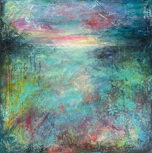 MEERweh Orienthorizont No01 by Nicole Filsinger, Painting for Sale on Singulart