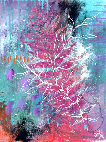 Botanische WELTEN Summer No.02 van Nicole Filsinger, Werk op papier te koop op Singulart
