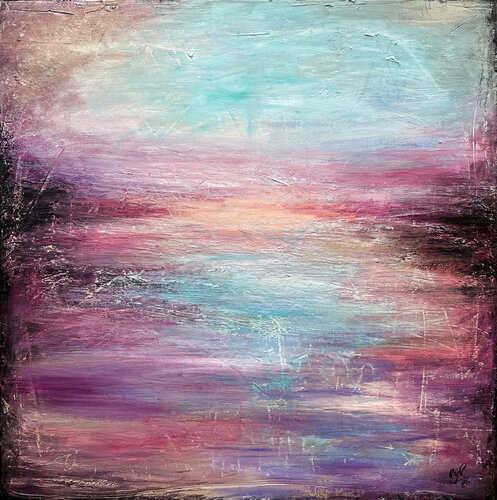 MEERweh Orienthorizont No01 de Nicole Filsinger, Pintura a la venta en Singulart