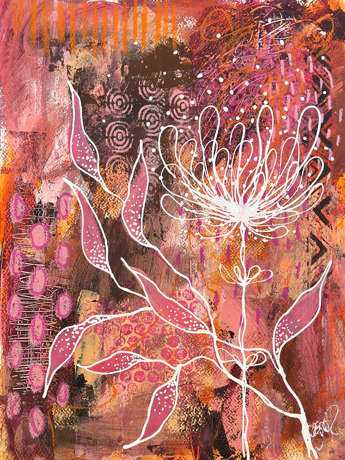 Botanische WELTEN PinkFire Nicole Filsinger