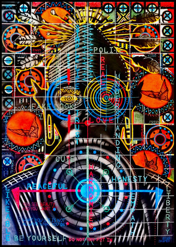 Look And Be Yourself di Jasper Borup, Pittura in vendita su Singulart