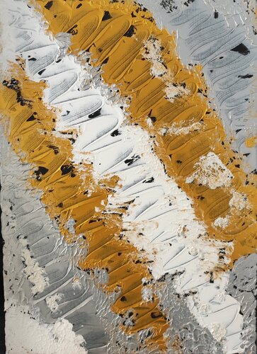 Golden lane van Idalija Gerviene, Schilderij te koop op Singulart