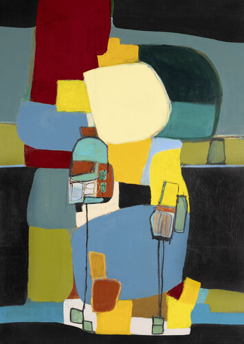 a fag a tea and a ponder by Nader Kabbany, Painting for Sale on Singulart