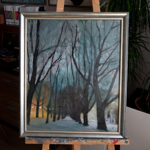 The Way Home van Konrad Zając, Schilderij te koop op Singulart