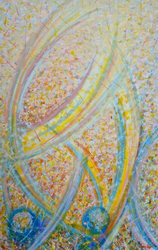 On the path of light par Anna Ceppi, Peinture en vente sur Singulart