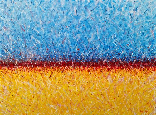 Sangue sui campi di grano de Anna Ceppi, Pintura a la venta en Singulart