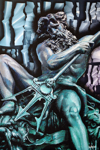 Neptune von Guy Wilga Lerat, Malerei kaufen auf Singulart