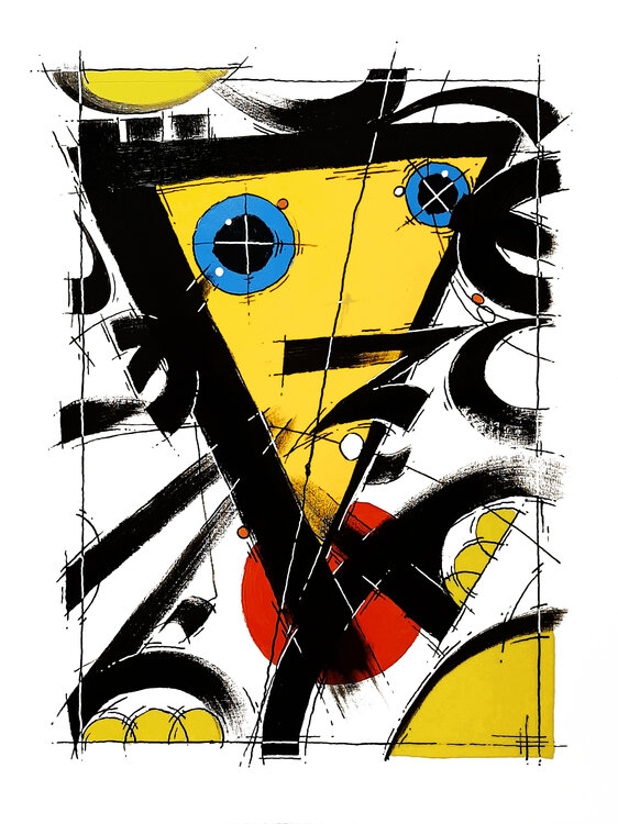 Triangle grafitocinétic Guy Wilga Lerat