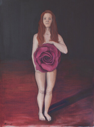 She Blooms van Suzanne Bean, Schilderij te koop op Singulart