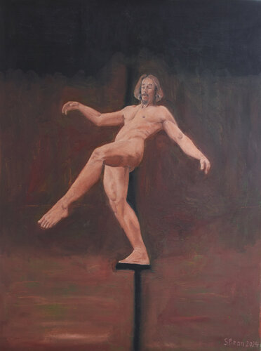 A Balancing Act van Suzanne Bean, Schilderij te koop op Singulart