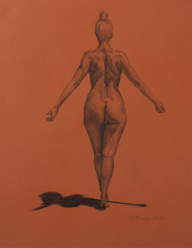 Preliminary Drawing for painting de Suzanne Bean, Dibujo a la venta en Singulart
