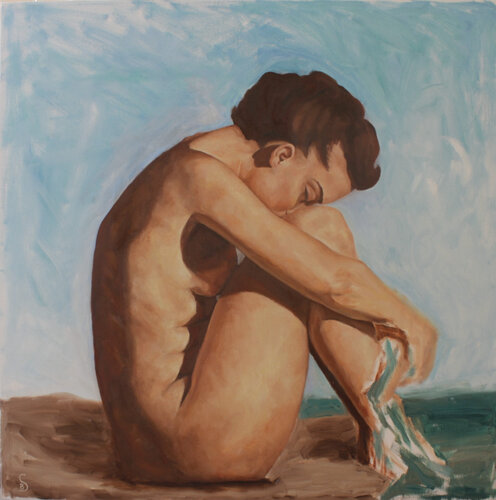 The Ocean Calls von Suzanne Bean, Malerei kaufen auf Singulart