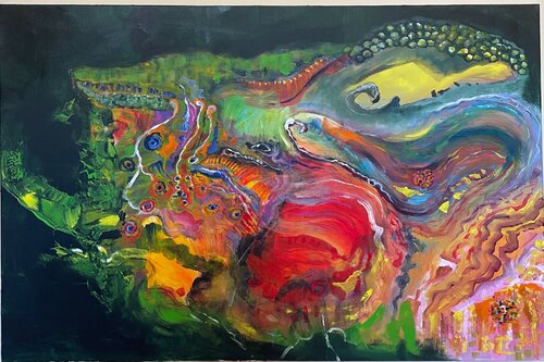 Mystic reflections de Hernando Molina, Pintura a la venta en Singulart