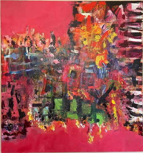 Serenity in chaos de Hernando Molina, Pintura a la venta en Singulart