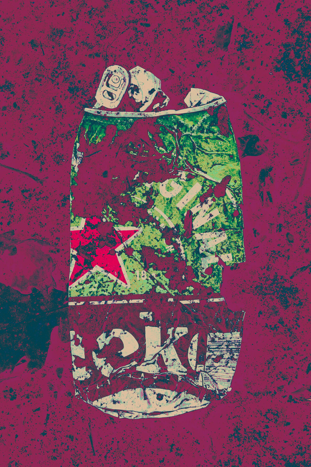 Beer can on the grass Viacheslav Haidei