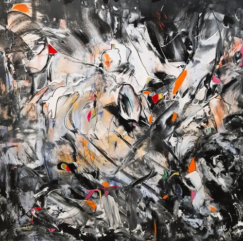 Entités, Univers et Connexions  / Mutations de JOELLE LAGIER, Pintura a la venta en Singulart