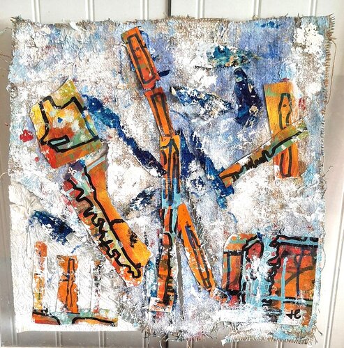 Retour aux Origines / Comédie van JOELLE LAGIER, Schilderij te koop op Singulart