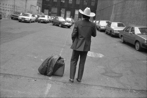 Cowboy Leaving New York James Rae
