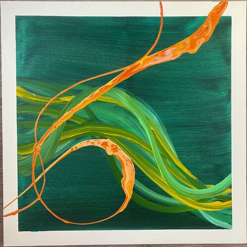 L'oiseau de paradis van Laura Stauder, Schilderij te koop op Singulart