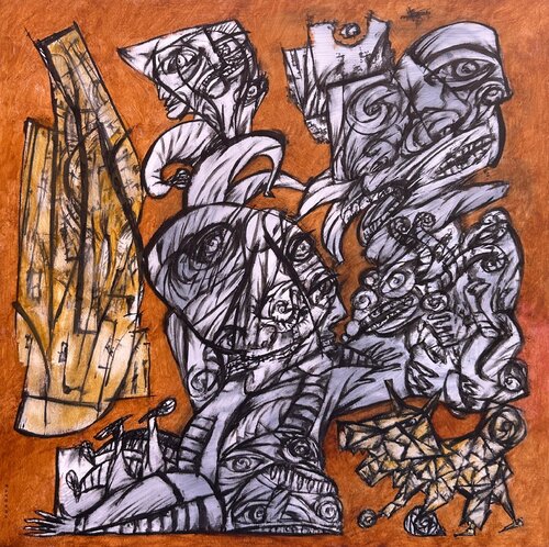 Stray Dog van Raymond van den Berg, Schilderij te koop op Singulart