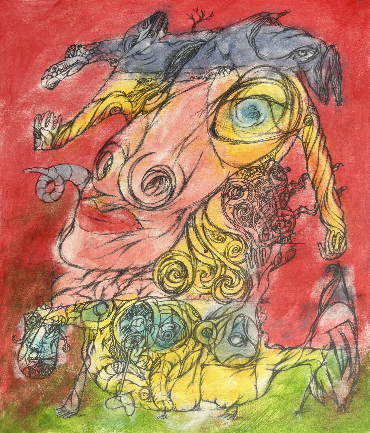 Head in confusion Raymond van den Berg