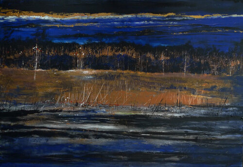 Dans la nuit van Sylwia Avola, Schilderij te koop op Singulart