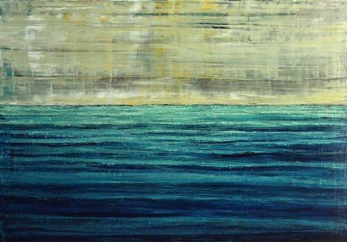 THE SEA  2 de Dimitra Papageorgiou, Pintura a la venta en Singulart