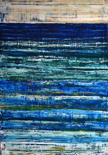 MEMORIES OF BLUE de Dimitra Papageorgiou, Pintura a la venta en Singulart