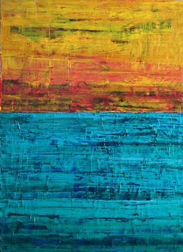 NATURE SEA AND SKY di Dimitra Papageorgiou, Pittura in vendita su Singulart