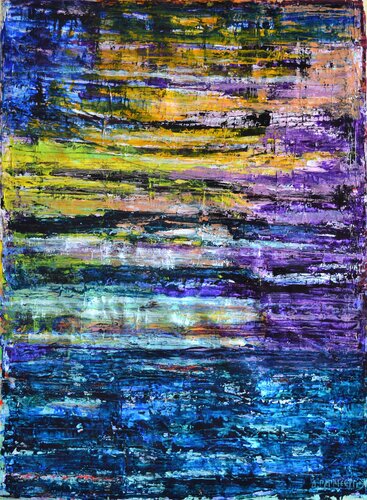 SHINE THROUGH THE DARKNESS von Dimitra Papageorgiou, Malerei kaufen auf Singulart