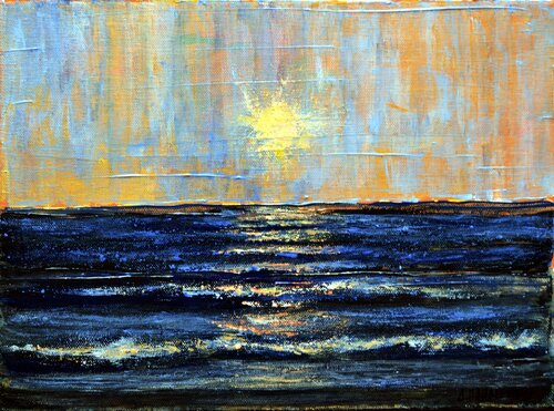 CHALKIDIKI   SEASCAPE 1 de Dimitra Papageorgiou, Pintura a la venta en Singulart