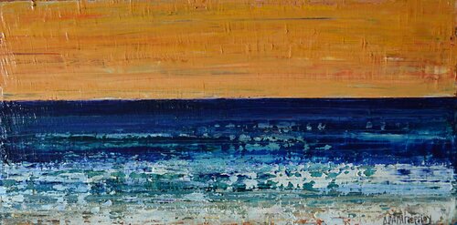 SMALL SEASCAPE 21 von Dimitra Papageorgiou, Malerei kaufen auf Singulart
