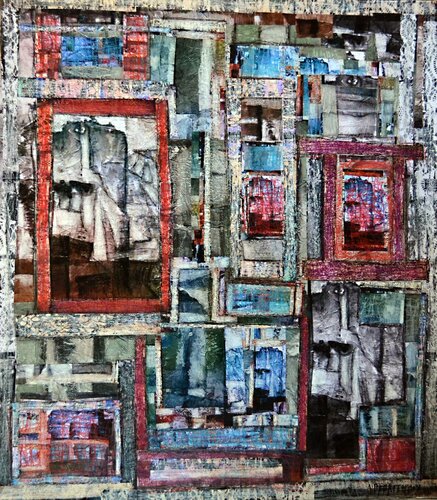 MEMORY BOXES 1 by Dimitra Papageorgiou, Painting for Sale on Singulart