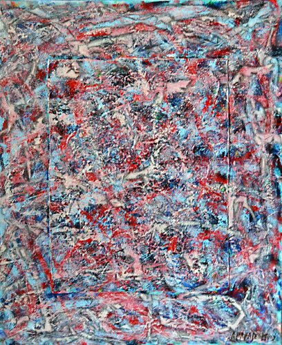 BLOOMING RED de Dimitra Papageorgiou, Pintura a la venta en Singulart